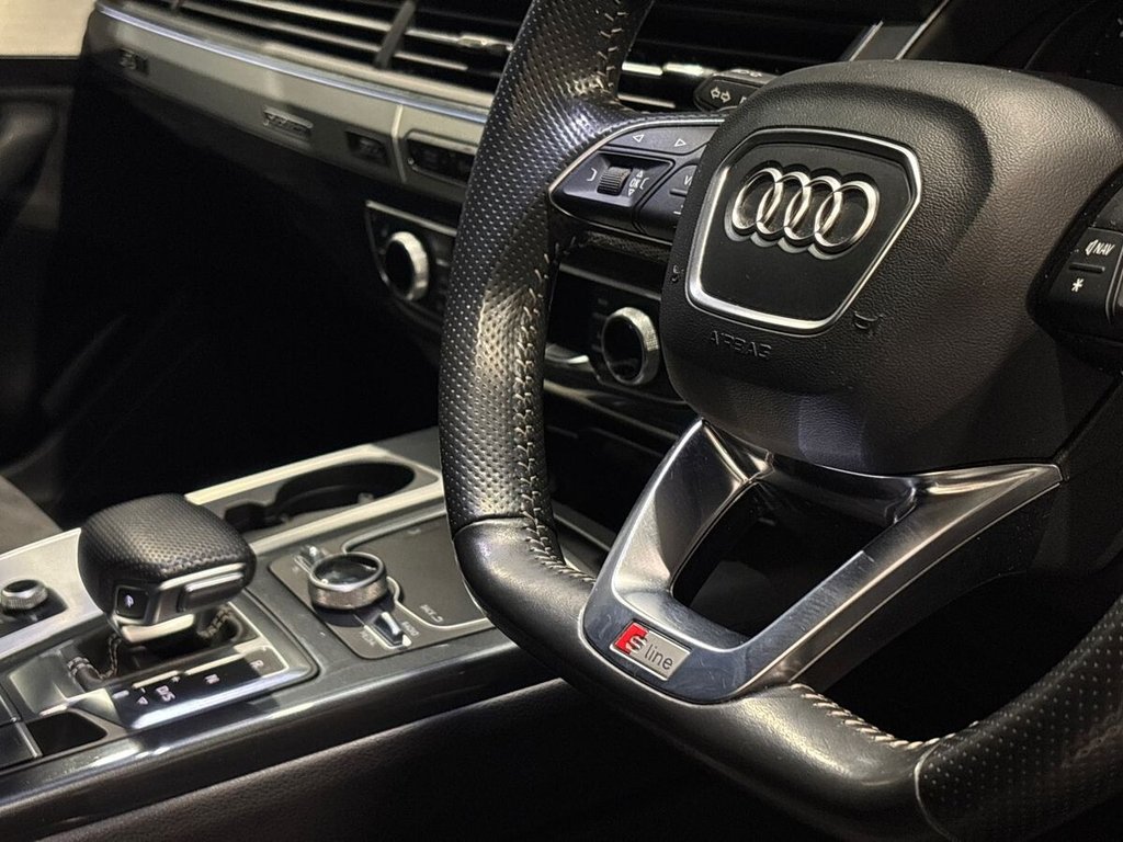 USED 2018 18 AUDI Q7 3.0 TDI V6 S line SUV 5dr Diesel Tiptronic quattro Euro 6 (s/s) (272 ps) 1 OWNER|SIDE STEP|1YR WARRANTY