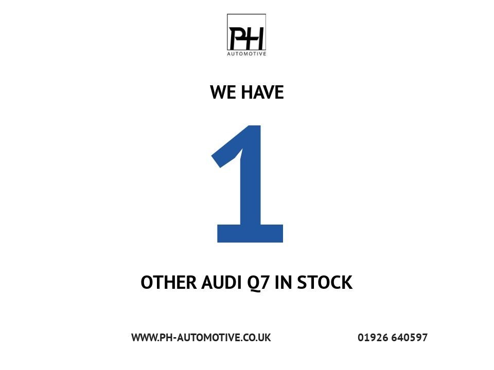 USED 2018 18 AUDI Q7 3.0 TDI V6 S line SUV 5dr Diesel Tiptronic quattro Euro 6 (s/s) (272 ps) 1 OWNER|SIDE STEP|1YR WARRANTY