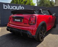 USED 2022 22 MINI CONVERTIBLE 1.5 Cooper Sport Convertible 2dr Petrol Manual Euro 6 (s/s) (136 ps) Climate control A/C, John Cooper Works Sports Pack, Apple Carplay, Android Auto, JCW Gloss Black 17" Alloys, Satellite navigation, Cruise control, Bluetooth connectivity for calls and music, Voice control, USB input, Keyless entry, Keyless drive, MINI Drive modes, DAB radio, Ambient lighting, LED daytime running lights, Rear parking sensors with digital display, Xenon headlights, Auto Wipers.