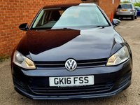 USED 2016 16 VOLKSWAGEN GOLF 1.2 TSI BlueMotion Tech S Hatchback 5dr Petrol Manual Euro 6 (s/s) (85 ps) LOW INSURANCE - &pound;35 TAX