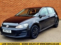 USED 2016 16 VOLKSWAGEN GOLF 1.2 TSI BlueMotion Tech S Hatchback 5dr Petrol Manual Euro 6 (s/s) (85 ps) LOW INSURANCE - &pound;35 TAX
