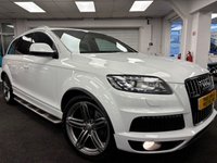 USED 2013 13 AUDI Q7 3.0 TDI V6 S line Plus SUV 5dr Diesel Tiptronic quattro Euro 5 (s/s) (245 ps) UK DELIVERY FLAT FEE &pound;175 (SUBJECT TO DEAL) *OVER 100 IMAGES ON OUR WEBSITE*BESPOKE FINANCE ARRANGED*PART EXCHANGE WELCOME*ALL VEHICLES HPI CLEAR