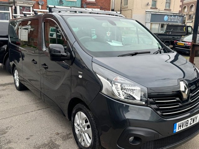 2018 18 Renault Trafic 1.6 dCi ENERGY 27 SpaceClass Prestige Minibus Double Cab 5dr Diesel Manual LWB Euro 6 (s/s) (7 Seat) (145 ps)