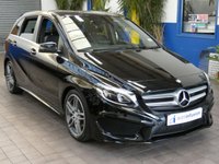 USED 2016 16 MERCEDES-BENZ B-CLASS 1.5 B180d AMG Line (Premium) MPV 5dr Diesel 7G-DCT Euro 6 (s/s) (109 ps) &pound;20 ROAD TAX SAT NAV PART LEATHER HEATED SEATS REAR VIEW CAMERA CRUISE CONTROL PARKING SENSORS 2 OWNERS SERVICE HISTORY