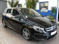USED 2016 16 MERCEDES-BENZ B-CLASS 1.5 B180d AMG Line (Premium) MPV 5dr Diesel 7G-DCT Euro 6 (s/s) (109 ps) &pound;20 ROAD TAX SAT NAV PART LEATHER HEATED SEATS REAR VIEW CAMERA CRUISE CONTROL PARKING SENSORS 2 OWNERS SERVICE HISTORY