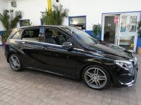 USED 2016 16 MERCEDES-BENZ B-CLASS 1.5 B180d AMG Line (Premium) MPV 5dr Diesel 7G-DCT Euro 6 (s/s) (109 ps) &pound;20 ROAD TAX SAT NAV PART LEATHER HEATED SEATS REAR VIEW CAMERA CRUISE CONTROL PARKING SENSORS 2 OWNERS SERVICE HISTORY