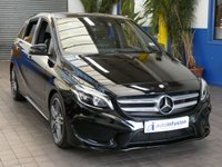 USED 2016 16 MERCEDES-BENZ B-CLASS 1.5 B180d AMG Line (Premium) MPV 5dr Diesel 7G-DCT Euro 6 (s/s) (109 ps) &pound;20 ROAD TAX SAT NAV PART LEATHER HEATED SEATS REAR VIEW CAMERA CRUISE CONTROL PARKING SENSORS 2 OWNERS SERVICE HISTORY