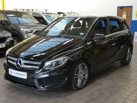 USED 2016 16 MERCEDES-BENZ B-CLASS 1.5 B180d AMG Line (Premium) MPV 5dr Diesel 7G-DCT Euro 6 (s/s) (109 ps) &pound;20 ROAD TAX SAT NAV PART LEATHER HEATED SEATS REAR VIEW CAMERA CRUISE CONTROL PARKING SENSORS 2 OWNERS SERVICE HISTORY