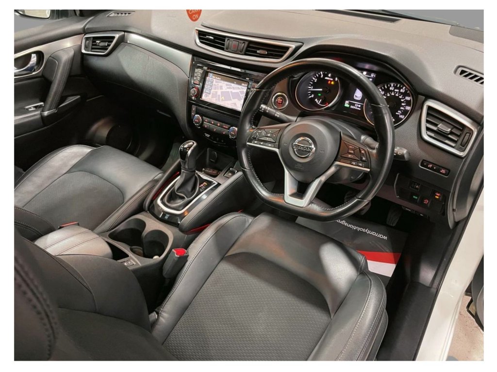 USED 2018 18 NISSAN QASHQAI 1.2 DIG-T N-Connecta SUV 5dr Petrol XTRON Euro 6 (s/s) (115 ps) PAN ROOF+360 CAMERA+NAV+P/LEATHER