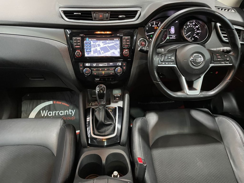 USED 2018 18 NISSAN QASHQAI 1.2 DIG-T N-Connecta SUV 5dr Petrol XTRON Euro 6 (s/s) (115 ps) PAN ROOF+360 CAMERA+NAV+P/LEATHER
