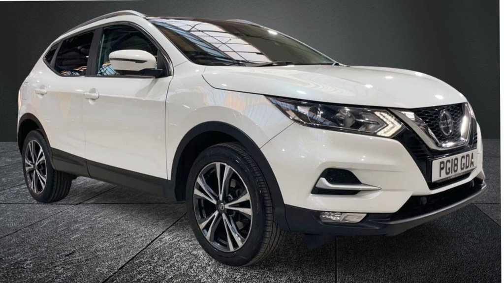 USED 2018 18 NISSAN QASHQAI 1.2 DIG-T N-Connecta SUV 5dr Petrol XTRON Euro 6 (s/s) (115 ps) PAN ROOF+360 CAMERA+NAV+P/LEATHER