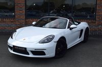 USED 2018 68 PORSCHE 718 BOXSTER 2.0T Convertible 2dr Petrol PDK Euro 6 (s/s) (300 ps) PTS WHITE / BOSE / PDLS / FSH