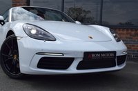 USED 2018 68 PORSCHE 718 BOXSTER 2.0T Convertible 2dr Petrol PDK Euro 6 (s/s) (300 ps) PTS WHITE / BOSE / PDLS / FSH