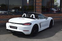 USED 2018 68 PORSCHE 718 BOXSTER 2.0T Convertible 2dr Petrol PDK Euro 6 (s/s) (300 ps) PTS WHITE / BOSE / PDLS / FSH