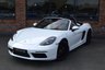 USED 2018 68 PORSCHE 718 BOXSTER 2.0T Convertible 2dr Petrol PDK Euro 6 (s/s) (300 ps) PTS WHITE / BOSE / PDLS / FSH