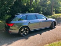 USED 2016 16 AUDI A4 AVANT 2.0 TDI S line Quattro Estate 5dr Diesel S Tronic Euro 6 (s/s) (190 ps//QUATTRO Euro 6 WITH ONLY 58,000 MILES//DAYTONA GREY METALLIC WITH BLACK HALF LEATHER//TECHNOLOGY PACKAGE//AUDI PHONE BOX WITH WIRELESS CHARGING//WIDE SCREEN SATELLITE NAVIGATION//HEATED FRONT SEATS// COLOUR DIS, ELECTRIC FOLDING AUTO DIMMING DOOR MIRRORS WITH KERB VIEW, LED LIGHTS HEADLIGHTS WITH DYNAMIC REAR AND FRONT INDICATORS. RARE QUATTRO CAR WITH AN EXCELLENT SERVICE HISTORY//AUTO GEARBOX OIL // CAMBELT // WATERPUMP RECENTLY RENEWED//ULEZ COMPLIANT\\ QUATTRO Euro 6 WITH 58,000 MILES FINISHED IN DAYTONA GREY METALLIC WITH BLACK HALF LEATHER, TECHNOLOGY PACKAGE, AUDI PHONE BOX WITH WIRELESS CHARGING, WIDE SCREEN SATELLITE NAVIGATION, HEATED FRONT SEATS, 4 WAY LUMBAR SUPPORT, COLOUR DIS, ELECTRIC FOLDING AUTO DIMMING DOOR MIRRORS WITH KERB VIEW, LED LIGHTS HEADLIGHTS WITH DYNAMIC REAR AND FRONT INDICATORS. RARE QUATTRO CAR WITH AN EXCELLENT SERVICE HISTORY//AUTO GEARBOX OIL // CAMBELT // WATERPUMP RECENTLY RENEWED