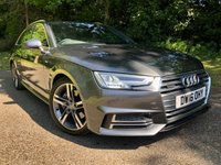USED 2016 16 AUDI A4 AVANT 2.0 TDI S line Quattro Estate 5dr Diesel S Tronic Euro 6 (s/s) (190 ps//QUATTRO Euro 6 WITH ONLY 58,000 MILES//DAYTONA GREY METALLIC WITH BLACK HALF LEATHER//TECHNOLOGY PACKAGE//AUDI PHONE BOX WITH WIRELESS CHARGING//WIDE SCREEN SATELLITE NAVIGATION//HEATED FRONT SEATS// COLOUR DIS, ELECTRIC FOLDING AUTO DIMMING DOOR MIRRORS WITH KERB VIEW, LED LIGHTS HEADLIGHTS WITH DYNAMIC REAR AND FRONT INDICATORS. RARE QUATTRO CAR WITH AN EXCELLENT SERVICE HISTORY//AUTO GEARBOX OIL // CAMBELT // WATERPUMP RECENTLY RENEWED//ULEZ COMPLIANT\\ QUATTRO Euro 6 WITH 58,000 MILES FINISHED IN DAYTONA GREY METALLIC WITH BLACK HALF LEATHER, TECHNOLOGY PACKAGE, AUDI PHONE BOX WITH WIRELESS CHARGING, WIDE SCREEN SATELLITE NAVIGATION, HEATED FRONT SEATS, 4 WAY LUMBAR SUPPORT, COLOUR DIS, ELECTRIC FOLDING AUTO DIMMING DOOR MIRRORS WITH KERB VIEW, LED LIGHTS HEADLIGHTS WITH DYNAMIC REAR AND FRONT INDICATORS. RARE QUATTRO CAR WITH AN EXCELLENT SERVICE HISTORY//AUTO GEARBOX OIL // CAMBELT // WATERPUMP RECENTLY RENEWED