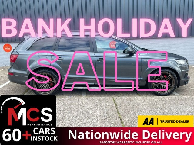 2012 12 AUDI Q7 3.0 TDI V6 S line SUV 5dr Diesel Tiptronic quattro Euro 5 (s/s) (245 ps) **SALE** EVERY CAR REDUCED !