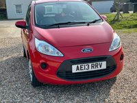 USED 2013 13 FORD KA 1.2 Edge Hatchback 3dr Petrol Manual Euro 5 (s/s) (69 ps) 46776 miles