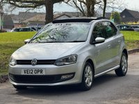 USED 2012 12 VOLKSWAGEN POLO 1.4 Match Hatchback 5dr Petrol Manual Euro 5 (85 ps) 