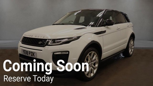 2018 18 LAND ROVER RANGE ROVER EVOQUE 2.0 TD4 HSE Dynamic SUV 5dr Diesel Auto 4WD Euro 6 (s/s) (180 ps) A LOVELY ADDITION TO OUR MASSIVE EVOQUE SELECTION+ONLY 1 OWNER FROM NEW+SERVICE HISTORY+4 WHEEL DRIVE+DIESEL+AUTOMATIC+PRIVACY GLASS+FULL LEATHER INTERIOR+FULL PANORAMIC GLASS ROOF+SATELLITE NAVIGATION+PARK ASSIST+CLIMATE CONTROL+20 INCH ALLOY WHEELS+COST NEW &pound;44135 MAKING THIS USED VEHICLE AMAZING VALUE AT OUR LOW PRICE+CALL NOW TO ARRANGE A VIEWING+DONT MISS OUT!!!!!!!!!!!!!!!!!!!!!!!!!!!!!