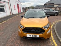 USED 2020 69 FORD ECOSPORT 1.0T EcoBoost GPF ST-Line SUV 5dr Petrol Manual Euro 6 (s/s) (140 ps) NOW FOR SOMETHING A LITTLE DIFFERENT+FINISHED IN STRIKING YELLOW PAINT+SUPER LOW MILEAGE+ONLY 2 FORMER KEEPERS+SERVICE HISTORY+HALF LEATHER INTERIOR+SATELLITE NAVIGATION+PARK ASSIST+CLIMATE CONTROL+17 INCH ALLOY WHEELS+COST NEW &pound;21125 MAKING THIS USED VEHICLE OUTSTANDING VALUE AT OUR LOW PRICE+1 FULL YEARS MOT PRIOR TO COLLECTION+CALL NOW TO SPEAK WITH OUR EXPERIENCED SALES TEAM AND ARRANGE A VIEWING+DONT MISS OUT, THIS WONT HANG AROUND FOR LONG!!!!!!!!!!!!!!!!!!!!!!!!!!!!!!!!!!!!