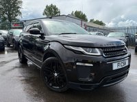 USED 2016 16 LAND ROVER RANGE ROVER EVOQUE 2.0 TD4 HSE Dynamic SUV 5dr Diesel Auto 4WD Euro 6 (s/s) (180 ps) A STUNNING ADDITION FINISHED IN SANTORINI BLACK METALLIC PAINT+ONLY 2 FORMER KEEPERS+SERVICE HISTORY+DIESEL+AUTOMATIC+PRIVACY GLASS+HEATED STEERING WHEEL+AUTONOMOUS EMERGENCY BREAKING+LANE ASSIST+PREMIUM FRONT AND REAR CARPET MATS+FULL LEATHER INTERIOR+SATELLITE NAVIGATION+PARK ASSIST+CLIMATE CONTROL+20 INCH, 5 SPLIT SPOKE ALLOY WHEELS+1 FULL YEARS MOT PRIOR TO COLLECTION+COST NEW &pound;44340 MAKING THIS USED VEHICLE AMAZING VALUE AT OUR LOW PRICE+CALL NOW TO ARRANGE A VIEWING!!!!!!!!!!!!!!!!!!!!!!!!