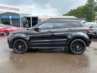 USED 2016 16 LAND ROVER RANGE ROVER EVOQUE 2.0 TD4 HSE Dynamic SUV 5dr Diesel Auto 4WD Euro 6 (s/s) (180 ps) A STUNNING ADDITION FINISHED IN SANTORINI BLACK METALLIC PAINT+ONLY 2 FORMER KEEPERS+SERVICE HISTORY+DIESEL+AUTOMATIC+PRIVACY GLASS+HEATED STEERING WHEEL+AUTONOMOUS EMERGENCY BREAKING+LANE ASSIST+PREMIUM FRONT AND REAR CARPET MATS+FULL LEATHER INTERIOR+SATELLITE NAVIGATION+PARK ASSIST+CLIMATE CONTROL+20 INCH, 5 SPLIT SPOKE ALLOY WHEELS+1 FULL YEARS MOT PRIOR TO COLLECTION+COST NEW &pound;44340 MAKING THIS USED VEHICLE AMAZING VALUE AT OUR LOW PRICE+CALL NOW TO ARRANGE A VIEWING!!!!!!!!!!!!!!!!!!!!!!!!