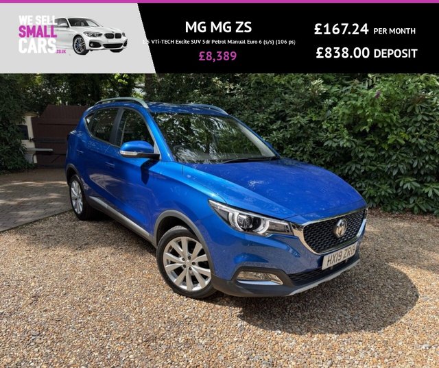 View our MG MG ZS 1.5 VTi-TECH Excite SUV 5dr Petrol Manual Euro 6 (s/s) (106 ps)