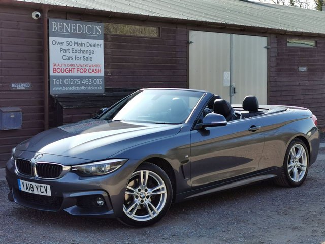 2018 18 BMW 4 Series 2.0 420d M Sport Convertible 2dr Diesel Auto Euro 6 (s/s) (190 ps)
