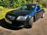 USED 2001 N AUDI TT 1.8T Roadster 2dr Petrol Manual quattro (228 g/km, 180 bhp) PART EXCHANGE TO CLEAR//CHERISH NUMBER INCLUDED//ELECTRIC CLOSING ROOF(MANUAL OPENING ONLY)//MANUAL CENTRAL LOCKING//HEATED SEATS//ALLOYS//WIND DEFLECTOR//REAR PARK SENSORS//BLUETOOTH -HANDS FREE//WILL INCLUDE NEW MOT/X2 KEYS//GOOD SERVICE HISTORY\\QUATTRO VERSION///ULEZ COMPLIANT quattro (228 g/km, 180 bhp) PART EXCHANGE TO CLEAR//CHERISH NUMBER INCLUDED//ELECTRIC CLOSING ROOF(MANUAL OPENING ONLY)//MANUAL CENTRAL LOCKING//HEATED SEATS//ALLOYS//WIND DEFLECTOR//REAR PARK SENSORS//BLUETOOTH -HANDS FREE//WILL INCLUDE NEW MOT/X2 KEYS//GOOD SERVICE HISTORY\QUATTRO VERSION///ULEZ COMPLIANT