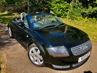 USED 2001 N AUDI TT 1.8T Roadster 2dr Petrol Manual quattro (228 g/km, 180 bhp) PART EXCHANGE TO CLEAR//CHERISH NUMBER INCLUDED//ELECTRIC CLOSING ROOF(MANUAL OPENING ONLY)//MANUAL CENTRAL LOCKING//HEATED SEATS//ALLOYS//WIND DEFLECTOR//REAR PARK SENSORS//BLUETOOTH -HANDS FREE//WILL INCLUDE NEW MOT/X2 KEYS//GOOD SERVICE HISTORY\\QUATTRO VERSION///ULEZ COMPLIANT quattro (228 g/km, 180 bhp) PART EXCHANGE TO CLEAR//CHERISH NUMBER INCLUDED//ELECTRIC CLOSING ROOF(MANUAL OPENING ONLY)//MANUAL CENTRAL LOCKING//HEATED SEATS//ALLOYS//WIND DEFLECTOR//REAR PARK SENSORS//BLUETOOTH -HANDS FREE//WILL INCLUDE NEW MOT/X2 KEYS//GOOD SERVICE HISTORY\QUATTRO VERSION///ULEZ COMPLIANT