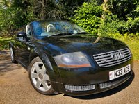 USED 2001 N AUDI TT 1.8T Roadster 2dr Petrol Manual quattro (228 g/km, 180 bhp) PART EXCHANGE TO CLEAR//CHERISH NUMBER INCLUDED//ELECTRIC CLOSING ROOF(MANUAL OPENING ONLY)//MANUAL CENTRAL LOCKING//HEATED SEATS//ALLOYS//WIND DEFLECTOR//REAR PARK SENSORS//BLUETOOTH -HANDS FREE//WILL INCLUDE NEW MOT/X2 KEYS//GOOD SERVICE HISTORY\\QUATTRO VERSION///ULEZ COMPLIANT quattro (228 g/km, 180 bhp) PART EXCHANGE TO CLEAR//CHERISH NUMBER INCLUDED//ELECTRIC CLOSING ROOF(MANUAL OPENING ONLY)//MANUAL CENTRAL LOCKING//HEATED SEATS//ALLOYS//WIND DEFLECTOR//REAR PARK SENSORS//BLUETOOTH -HANDS FREE//WILL INCLUDE NEW MOT/X2 KEYS//GOOD SERVICE HISTORY\QUATTRO VERSION///ULEZ COMPLIANT