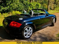 USED 2001 N AUDI TT 1.8T Roadster 2dr Petrol Manual quattro (228 g/km, 180 bhp) PART EXCHANGE TO CLEAR//CHERISH NUMBER INCLUDED//ELECTRIC CLOSING ROOF(MANUAL OPENING ONLY)//MANUAL CENTRAL LOCKING//HEATED SEATS//ALLOYS//WIND DEFLECTOR//REAR PARK SENSORS//BLUETOOTH -HANDS FREE//WILL INCLUDE NEW MOT/X2 KEYS//GOOD SERVICE HISTORY\\QUATTRO VERSION///ULEZ COMPLIANT quattro (228 g/km, 180 bhp) PART EXCHANGE TO CLEAR//CHERISH NUMBER INCLUDED//ELECTRIC CLOSING ROOF(MANUAL OPENING ONLY)//MANUAL CENTRAL LOCKING//HEATED SEATS//ALLOYS//WIND DEFLECTOR//REAR PARK SENSORS//BLUETOOTH -HANDS FREE//WILL INCLUDE NEW MOT/X2 KEYS//GOOD SERVICE HISTORY\QUATTRO VERSION///ULEZ COMPLIANT