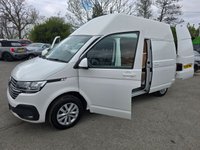 USED 2021 21 VOLKSWAGEN TRANSPORTER 2.0 TDI T30 Highline LWB in white with 64,000 miles, FSH, 1 owner, ULEZ compliant, 5-speed manual, A/C, Bluetooth & more! Plus VAT @ 20%! APPROVED CARS AND FINANCE ARE PLEASED TO OFFER THIS VOLKSWAGEN TRANSPORTER 2.0 TDI T30 HIGHLINE LWB IN WHITE WITH 64,000 MILES AND A FULL SERVICE HISTORY, 1 OWNER FROM NEW, ULEZ COMPLIANT EURO 6 DIESEL LWB HIGH ROOF PANEL VAN WITH A GREAT SPEC SUCH AS A 5 SPEED MANUAL GEARBOX, BLUETOOTH CONNECTIVITY, AIR CONDITIONING, CRUISE CONTROL, ELECTRIC MIRRORS, ELECTRIC WINDOWS, DAB RADIO, HEATED FRONT SCREEN, REAR PARKING SENSORS, DUAL PASSENGER SEAT, 16 INCH ALLOY WHEELS, 6.5 INCH TOUCHSCREEN DISPLAY AN