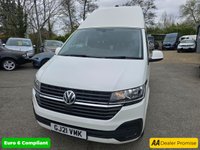 USED 2021 21 VOLKSWAGEN TRANSPORTER 2.0 TDI T30 Highline LWB in white with 64,000 miles, FSH, 1 owner, ULEZ compliant, 5-speed manual, A/C, Bluetooth & more! Plus VAT @ 20%! APPROVED CARS AND FINANCE ARE PLEASED TO OFFER THIS VOLKSWAGEN TRANSPORTER 2.0 TDI T30 HIGHLINE LWB IN WHITE WITH 64,000 MILES AND A FULL SERVICE HISTORY, 1 OWNER FROM NEW, ULEZ COMPLIANT EURO 6 DIESEL LWB HIGH ROOF PANEL VAN WITH A GREAT SPEC SUCH AS A 5 SPEED MANUAL GEARBOX, BLUETOOTH CONNECTIVITY, AIR CONDITIONING, CRUISE CONTROL, ELECTRIC MIRRORS, ELECTRIC WINDOWS, DAB RADIO, HEATED FRONT SCREEN, REAR PARKING SENSORS, DUAL PASSENGER SEAT, 16 INCH ALLOY WHEELS, 6.5 INCH TOUCHSCREEN DISPLAY AN