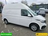 USED 2021 21 VOLKSWAGEN TRANSPORTER 2.0 TDI T30 Highline LWB in white with 64,000 miles, FSH, 1 owner, ULEZ compliant, 5-speed manual, A/C, Bluetooth & more! Plus VAT @ 20%! APPROVED CARS AND FINANCE ARE PLEASED TO OFFER THIS VOLKSWAGEN TRANSPORTER 2.0 TDI T30 HIGHLINE LWB IN WHITE WITH 64,000 MILES AND A FULL SERVICE HISTORY, 1 OWNER FROM NEW, ULEZ COMPLIANT EURO 6 DIESEL LWB HIGH ROOF PANEL VAN WITH A GREAT SPEC SUCH AS A 5 SPEED MANUAL GEARBOX, BLUETOOTH CONNECTIVITY, AIR CONDITIONING, CRUISE CONTROL, ELECTRIC MIRRORS, ELECTRIC WINDOWS, DAB RADIO, HEATED FRONT SCREEN, REAR PARKING SENSORS, DUAL PASSENGER SEAT, 16 INCH ALLOY WHEELS, 6.5 INCH TOUCHSCREEN DISPLAY AN