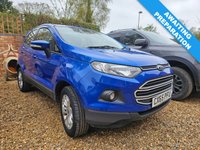 USED 2015 65 FORD ECOSPORT 1.5 Zetec SUV 5dr Petrol Manual 2WD Euro 5 (112 ps) 