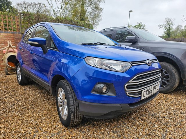 2015 65 Ford Ecosport 1.5 Zetec SUV 5dr Petrol Manual 2WD Euro 5 (112 ps)