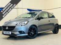 USED 2019 19 VAUXHALL CORSA 1.4i ecoTEC SRi VX Line Navigation Black Hatchback 3 Door Petrol Manual Euro 6 (75 ps) 6 SERVICES TO 41,940 MILES