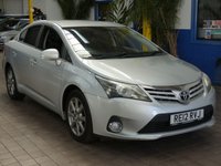 USED 2012 12 TOYOTA AVENSIS 2.0 D-4D T4 Saloon 4dr Diesel Manual Euro 5 (126 ps) REALLY NICE TIDY EXAMPLE PART LEATHER CRUISE CONTROL PARKING CAMERA POWER FOLDING DOOR MIRRORS PARKING SENSORS 3 OWNER FROM NEW