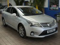 USED 2012 12 TOYOTA AVENSIS 2.0 D-4D T4 Saloon 4dr Diesel Manual Euro 5 (126 ps) REALLY NICE TIDY EXAMPLE PART LEATHER CRUISE CONTROL PARKING CAMERA POWER FOLDING DOOR MIRRORS PARKING SENSORS 3 OWNER FROM NEW