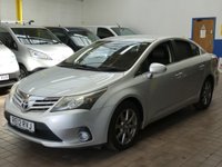 USED 2012 12 TOYOTA AVENSIS 2.0 D-4D T4 Saloon 4dr Diesel Manual Euro 5 (126 ps) REALLY NICE TIDY EXAMPLE PART LEATHER CRUISE CONTROL PARKING CAMERA POWER FOLDING DOOR MIRRORS PARKING SENSORS 3 OWNER FROM NEW