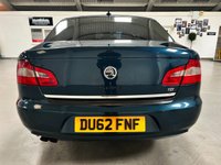 USED 2013 62 SKODA SUPERB 2.0 TDI Elegance Hatchback 5dr Diesel DSG Euro 5 (140 ps) 18" BLACK ALLOYS+LEATHER+NAV