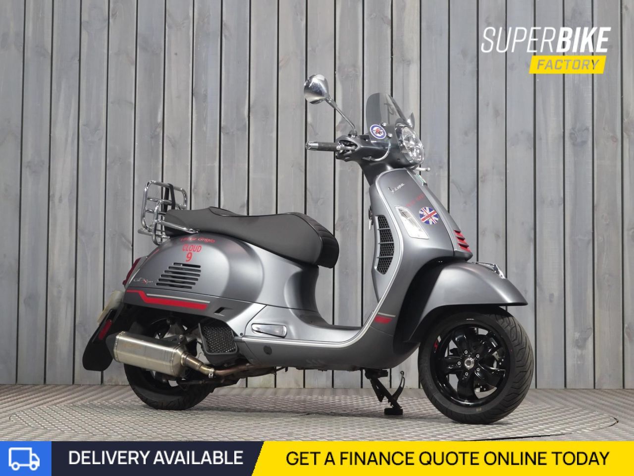 Vespa Grigio Titanio Vespa Sprint S Grigio Titanio Matgrijs Perry