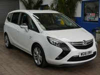 USED 2016 VAUXHALL ZAFIRA TOURER 1.4i Turbo SRi MPV 5dr Petrol Manual Euro 6 (140 ps) 7 SEATS LEATHER INTERIOR PARKING SENSORS 2 OWNER EXCELLENT SERVICE HISTORY