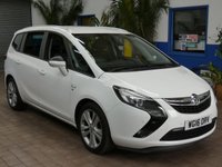 USED 2016 VAUXHALL ZAFIRA TOURER 1.4i Turbo SRi MPV 5dr Petrol Manual Euro 6 (140 ps) 7 SEATS LEATHER INTERIOR PARKING SENSORS 2 OWNER EXCELLENT SERVICE HISTORY