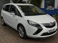 USED 2016 VAUXHALL ZAFIRA TOURER 1.4i Turbo SRi MPV 5dr Petrol Manual Euro 6 (140 ps) 7 SEATS LEATHER INTERIOR PARKING SENSORS 2 OWNER EXCELLENT SERVICE HISTORY