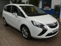 USED 2016 VAUXHALL ZAFIRA TOURER 1.4i Turbo SRi MPV 5dr Petrol Manual Euro 6 (140 ps) 7 SEATS LEATHER INTERIOR PARKING SENSORS 2 OWNER EXCELLENT SERVICE HISTORY