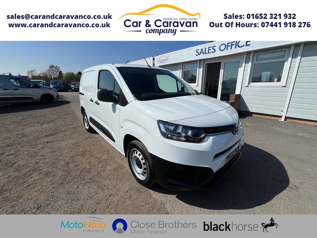 View our Toyota Proace City 1.5 BlueHDi Active Short Panel Van 5dr Diesel Manual SWB Euro 6 (s/s) (100 bhp)
